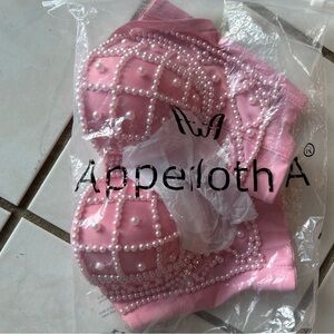 SHEIN pink corset